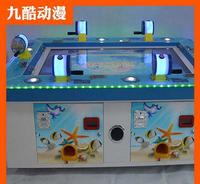 电玩游乐设备 儿童投币六人钓鱼机 —— 内蒙古辽宁海豚宝贝钓鱼游戏机价格、厂家与图片详解